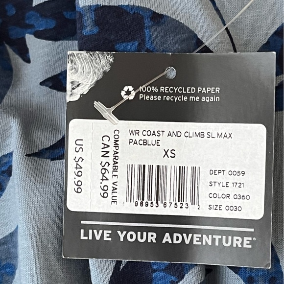 NWT Eddie Bauer Women’s Coast and Climb Sleeveless Maxi Dress Sz XS - Picture 2 of 4